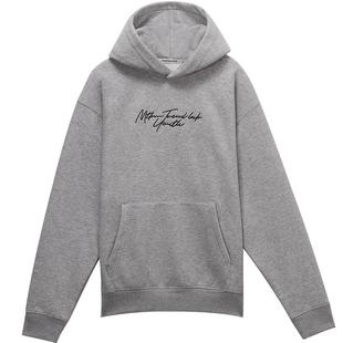 美特斯邦威连帽卫衣男女同款2025秋季新款潮流休闲印花针织上衣男