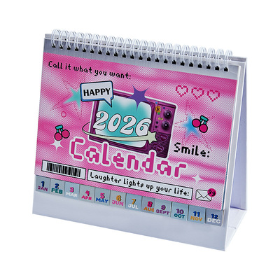 【Y2K】电子风台历2026新款创意