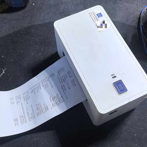 启锐QR-368BT热敏电子面单打印机，支持USB和蓝牙连接