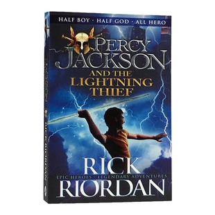 Percy Jackson and the Lightning Thief book 1 英文原版 波西·杰克逊与神火之盗 儿童奇幻小说 学生英语课外读物 上海外文书店