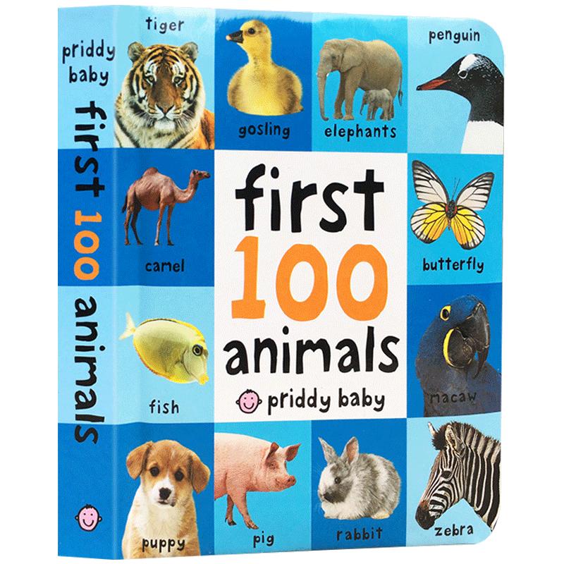 英文原版 First 100 Animals words单词动物first100words翻翻数字Numbers颜色Colors形状Shapes卡车Trucks农场Farm恐龙Dinosaurs