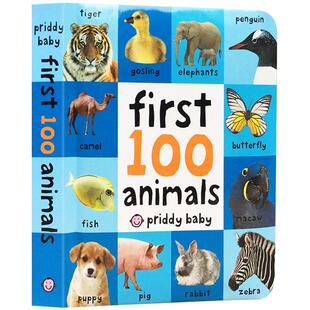 英文原版 First 100 Animals words单词动物first100words系列数字Numbers颜色Colors形状Shapes卡车Trucks农场Farm恐龙Dinosaurs