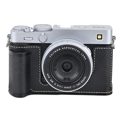 富士XT50手柄保护套XE5相机包XM5皮套X100VI XT30二代配件XE5底座