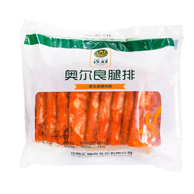 整箱莲冠奥尔良腿排汉堡腿排商用