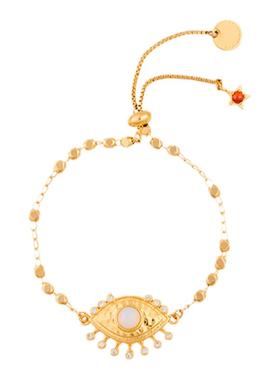 摩登博物馆石手链女恶魔之眼小众