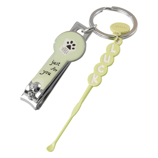 可爱指甲剪带钥匙扣单个套装挖耳勺指甲刀家用便携女生修手指平口