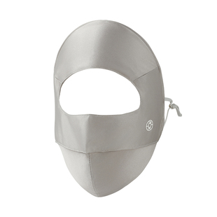 夏秦100%桑蚕丝医美防晒面罩面部遮阳防紫外线蓝光真丝开车脸罩