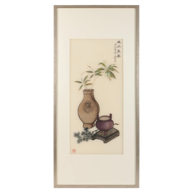 姚建萍苏绣艺术非遗挂画高端礼品