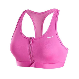Nike耐克运动内衣女子Swoosh中强度前拉链防震跑步FN2732 HF6595