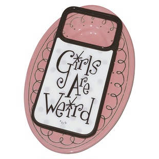 rbh原创ins波点【girls are weird】适用苹果17pro手机壳iPhone17、16、15pro、姐妹壳全包防摔新款y2k小众