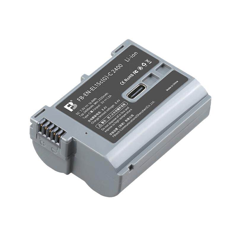 沣标适用尼康Z5II Z63 Z6III zf Z8相机EN-EL15c电池Z5 Z6 Z72 Z7 Z6II D7500 D7200 D850 D780 D750配件D810