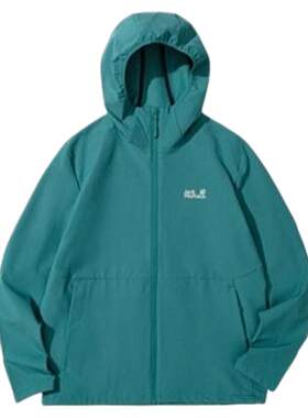 JackWolfskin狼爪26春夏新款休闲防水男士户外软壳夹克外套A66004