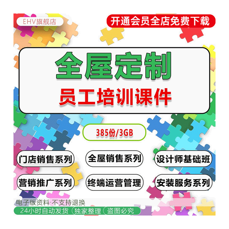 全屋定制家具橱柜导购销售设计师产品知识服务规范培训PPT课件门店销售技巧员工手册产品安装手册工艺流程