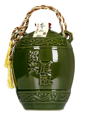 绍兴老黄酒圣塔二十年陈0添加