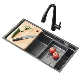 箭牌正品304不锈钢厨房纳米抗油抑菌大水槽洗碗池多功能洗菜盆