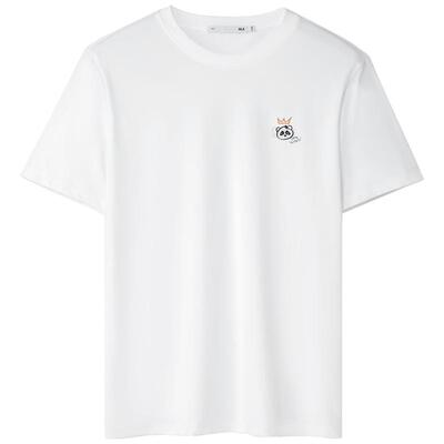 海澜之家吸湿排汗印绣花短袖T恤