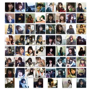 120张有村纯架贴纸日系美女贴纸高颜值美女装饰笔记本手机壳防水贴画