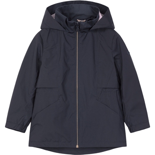 水孩儿女童外套春秋装新款三防收腰中长款宝宝大童儿童薄风衣