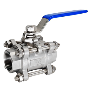 304不锈钢全通径三片式球阀丝口四氟密封内螺纹316水管大流量阀门