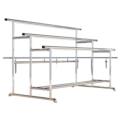 不锈钢管304202晾衣架落地户外大型晒衣架室外防风防锈晒被子