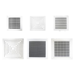 ABS铝扣板散流器出风口矿棉板集成吊顶回风口中央空调排换气百叶