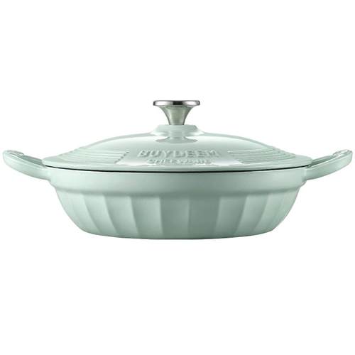 北鼎25cm铸铁珐琅锅CP551家用汤锅煎炒锅海鲜锅多功能焖炖锅