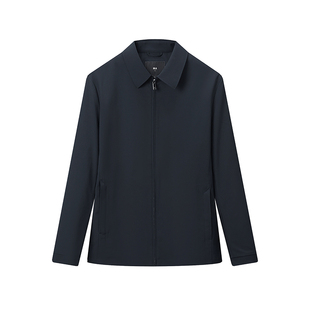 HLA/海澜之家商务行政夹克男冬季新款中年爸爸保暖羽绒服翻领外套