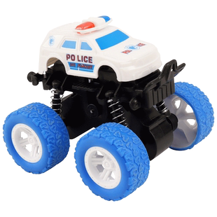 惯性越野车四驱特警车模型耐摔儿童男孩玩具车2宝宝4小汽车3-5岁