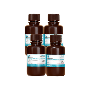 比克曼生物糖原PAS染色液Schiff雪夫试剂过碘酸溶液糖原染色PA反应液颜色清晰PAS试剂实验室快速染色液