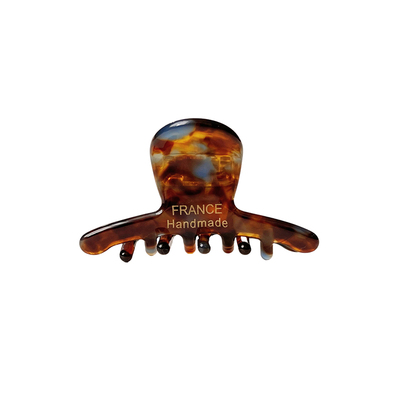 过渡期发夹短发留长半扎抓夹