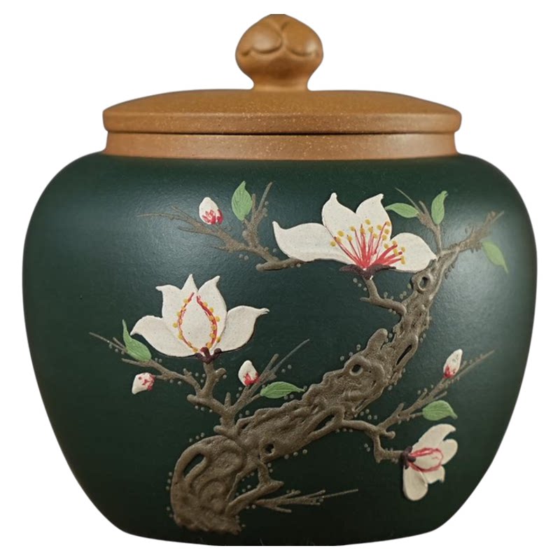 100g小苹果紫砂茶叶罐小号