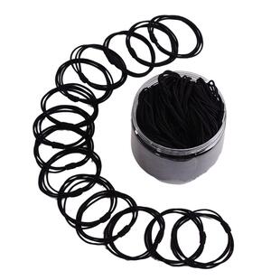 双拼色简约高弹力气质头绳耐用橡皮筋扎头发基础发圈百搭日常发饰