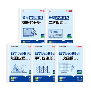 2026八年级下册数学专项训练初中必刷题人教版数据的分析一次函数勾股定理二次根式同步训练初二8年级教材知识点精讲练习题册资料