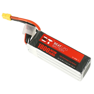 BT LIPO倍特电池1800mAh/22.2V/65C/航模电池