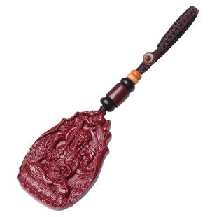 普陀山朱砂钥匙扣不动明王菩萨汽车钥匙挂件本命年文殊菩萨挂件