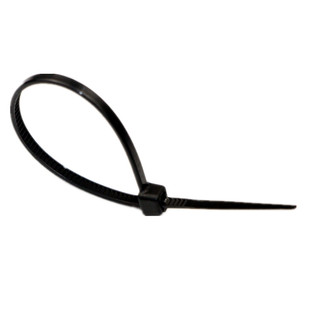 3*200mm塑料自锁式白色尼龙扎带固定座卡扣100条束带一拉得捆绑带