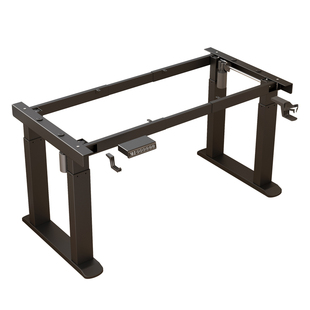 四腿立柱双电机电动可调节轻松智能自动升降电竞书桌子腿脚支撑架