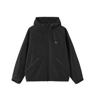 BENPANDA 户外机能三防连帽冲锋衣外套男款春秋宽松休闲夹克上衣