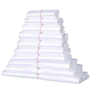 白色食品袋批发塑料袋一次性透明包装袋外卖打包袋购物袋背心袋子