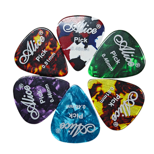 爱丽丝吉他拨片吉他配件拨片pick吉他拨片民谣指弹电吉他弹片盒装