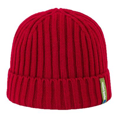 迷你巴拉毛线帽男女童螺纹纯色