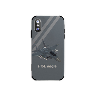 美空军F15E鹰式战斗机手机壳适用于苹果14plus小米12全包iPhone13