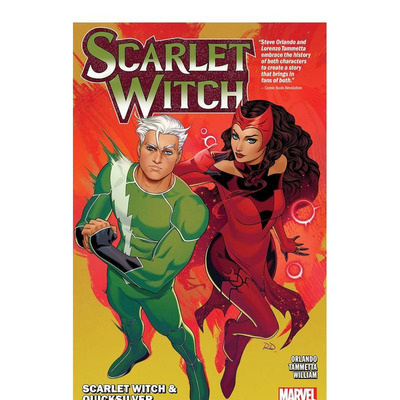 【预售】漫威漫画 绯红女巫 卷3：绯红女巫与流星 Scarlet Witch & Quicksilver 英文漫画Marvel 正版进口书
