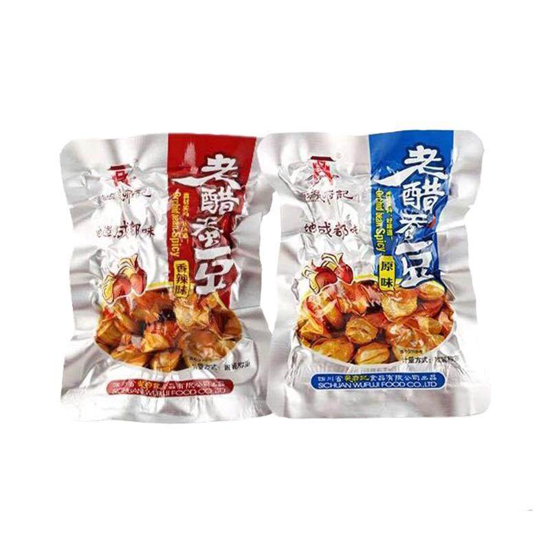 百年吴府记老醋蚕豆酥脆兰花豆糖醋酸香辣下酒菜露思推荐成都零食