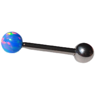 欧泊螺旋穿刺饰品舌钉钛钢欧美