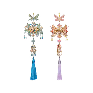 拼酷步步生莲金属拼图立体古风拼装模型制作diy手工车挂件礼物