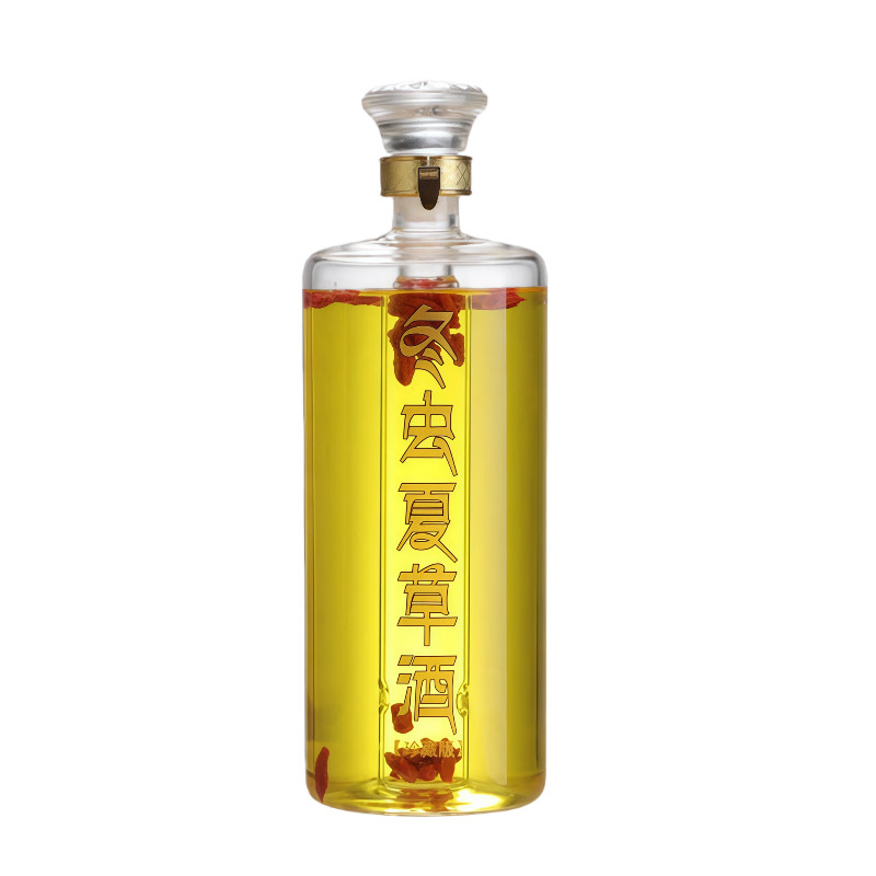 泡虫草专用酒瓶加厚玻璃泡酒瓶