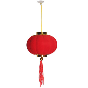 小灯笼装饰挂饰树上大红盆景挂件新春盆栽2026新年院子户外布置