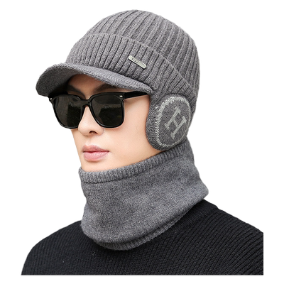 毛线帽骑行休闲男冬季防寒保暖