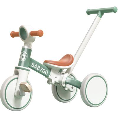 BABYGO遛娃神器脚踏三轮车